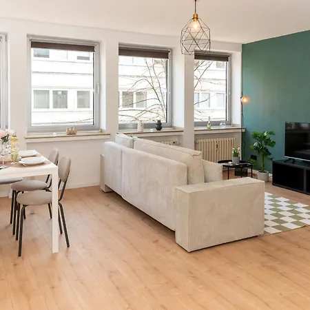 Modernes Im Essener Stadtkern Mit Parkplatz Lägenhet Essen